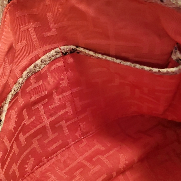 Elaine TURNER,New Snakeskin Patterned Women's Bag,large With Side Pockets - Picture 6 of 6